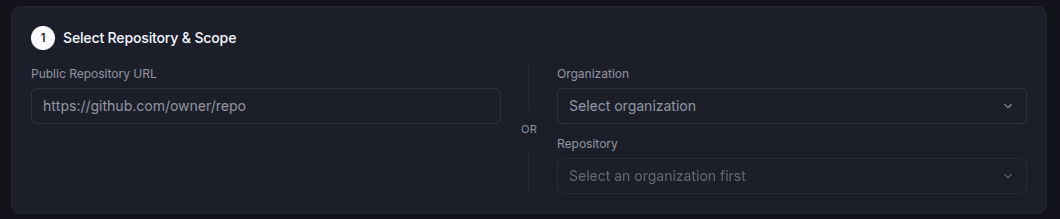 Repository Selection