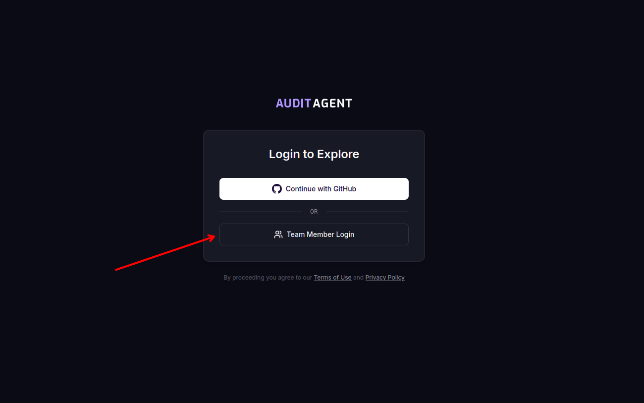 Team Member Login