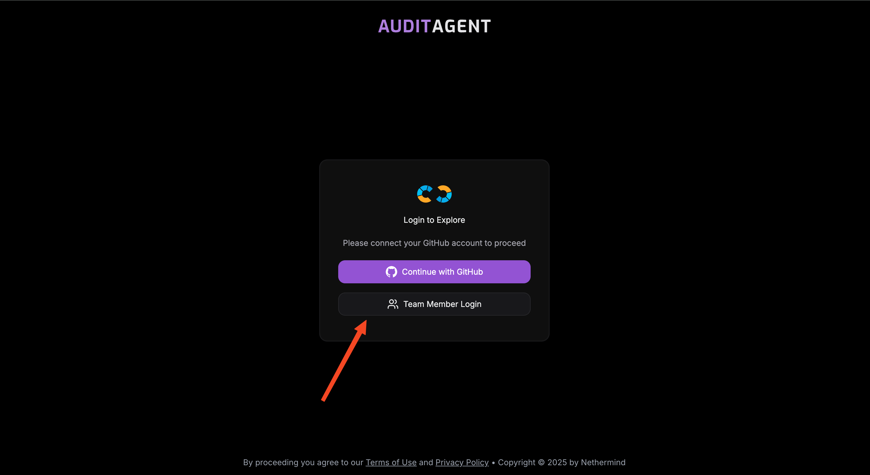 Team Member Login