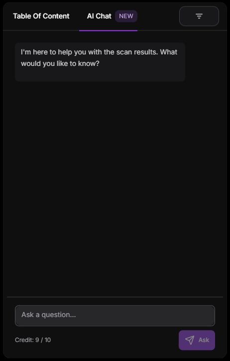 AI Chat for Findings