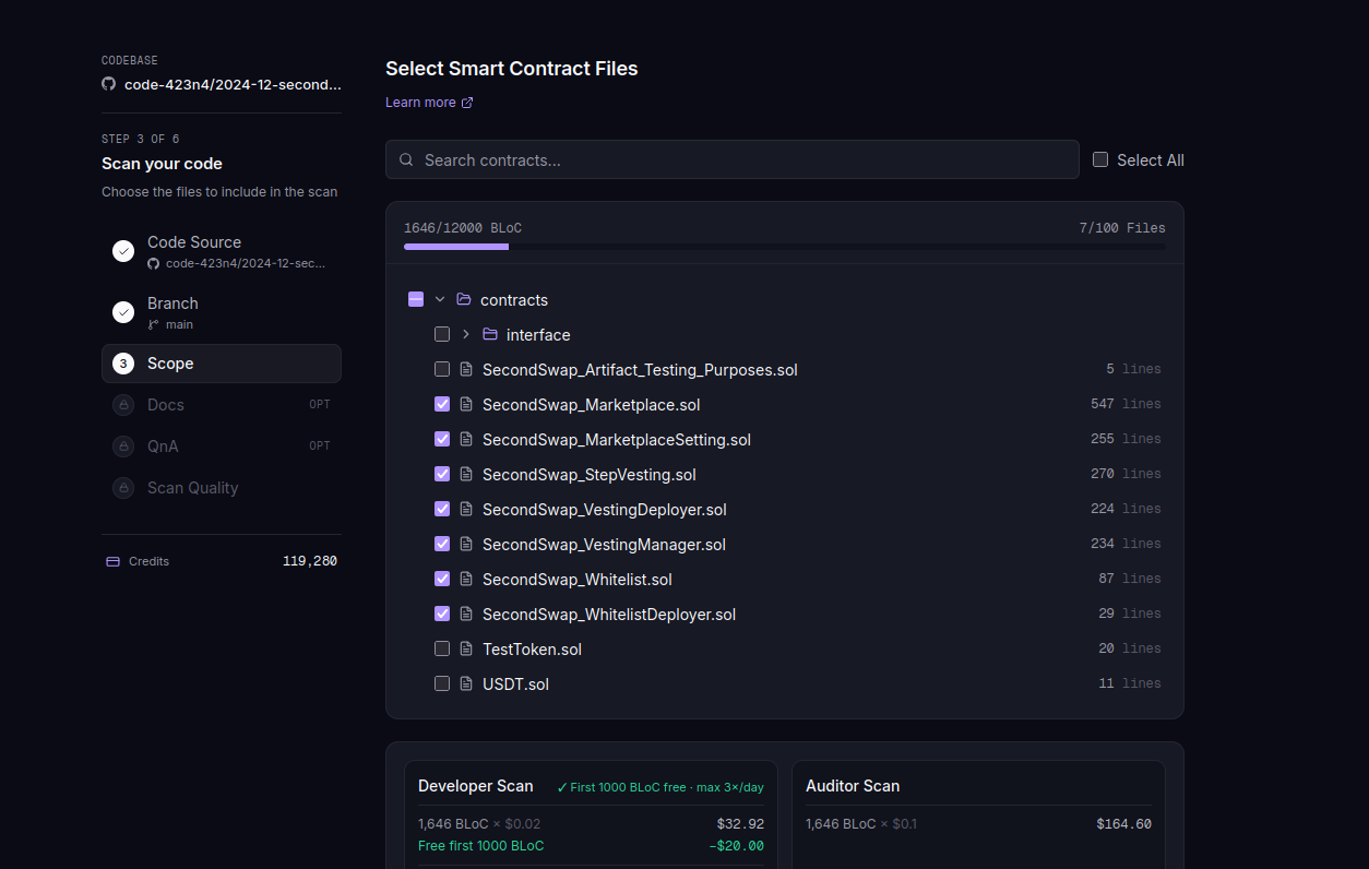 Select Contracts